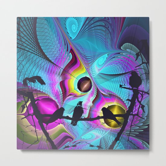 Birds Kingdom Metal Print
