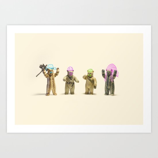 Ewok Village People Art Print