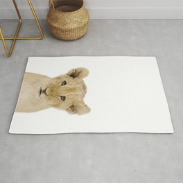 lioness baby  Rug