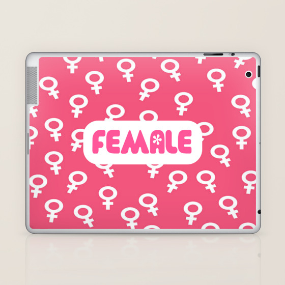 Female Funny Sarcastic Woman Quote Laptop Ipad Skin By Wordart28 Society6