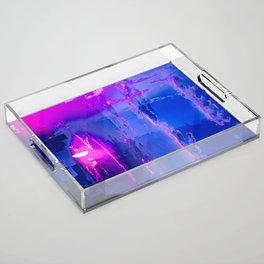 Purple Idea Acrylic Tray