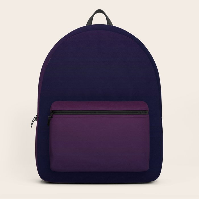Eggplant Purple to Indigo Ombre Gradient Backpack by Simply Chic by 2sweet4words Designs Society6