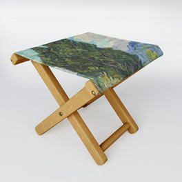 Vincent van Gogh - Cypresses Folding Stool