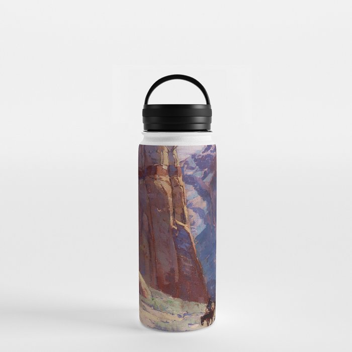 “Blue Canyon” by Edgar Payne Water Bottle