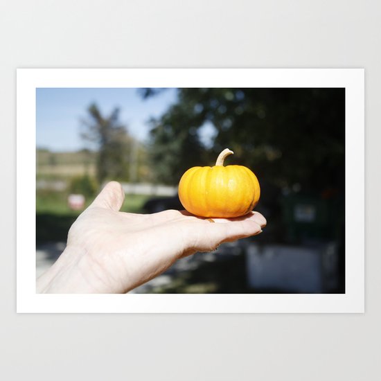 Tiny Pumpkin Art Print