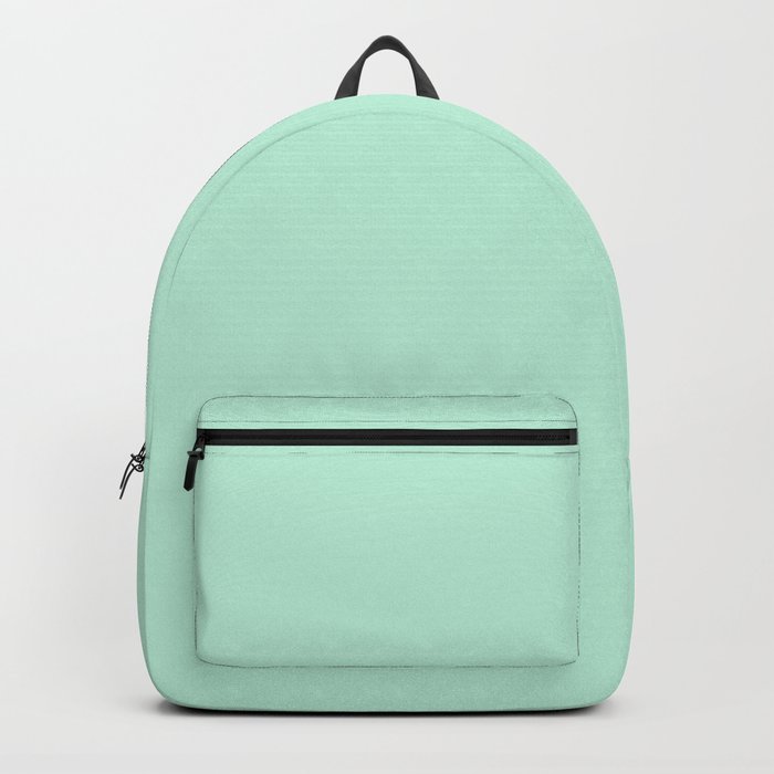 Mint green top rucksack