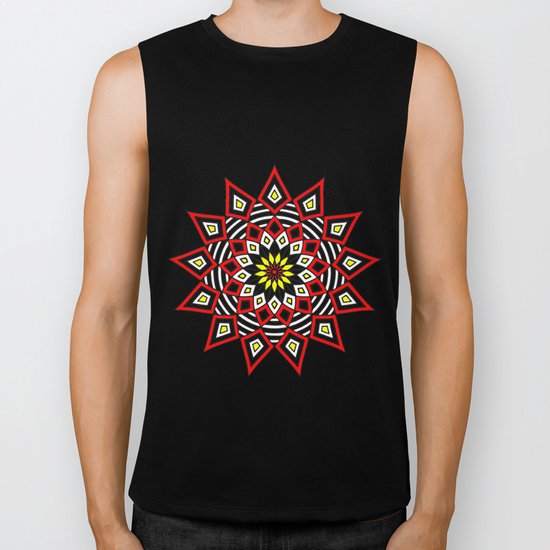 Stars Up to the Sky | Mandhala | Mother Star Biker Tank