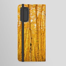 Aspens Of Autumn Colorado Nature Colorful Trees In Fall Landscape Android Wallet Case