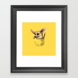 Pocket fennec fox Framed Art Print
