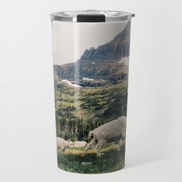 Montana Mountain Goat Family Travel Mug