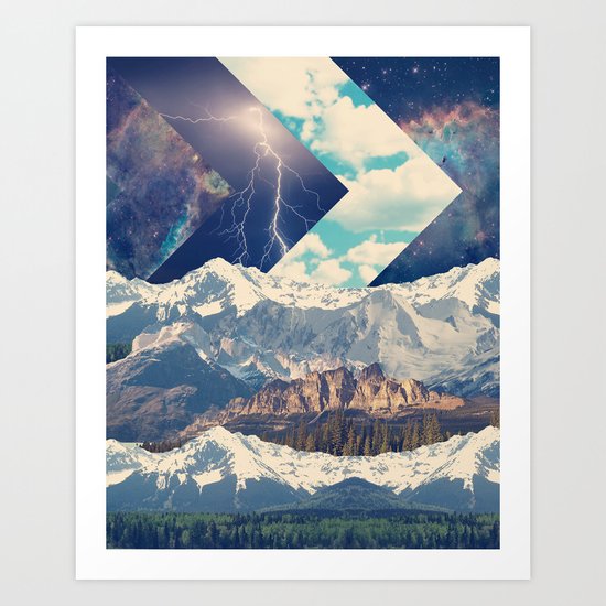 Out There Art Print