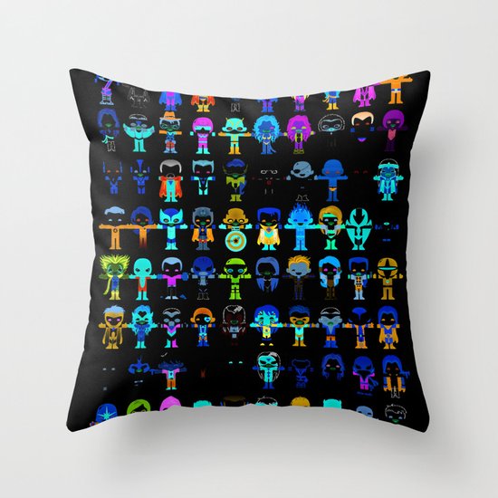 THE ULTIMATE 'AVENGER'S' ROBOTIC COLLECTION Throw Pillow