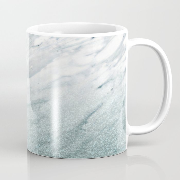 Calacatta Verde glitter gradient Coffee Mug