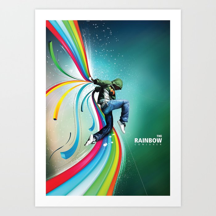 The Rainbow Conjurer Art Print
