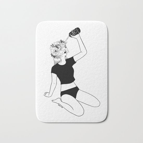 Feed the ego Bath Mat