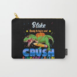 Blake Name, I'm Ready To Crush Kindergarten Dinosaur Back To School Carry-All Pouch