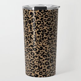 Leopard dot_ground Travel Mug | Interior, Pattern, Fun, Cat, Fashion, Leopard, Animalprint, Style, Caramel, Graphicdesign 
