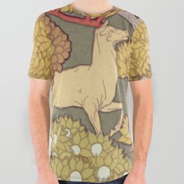 Deer and Trees All Over Graphic Tee