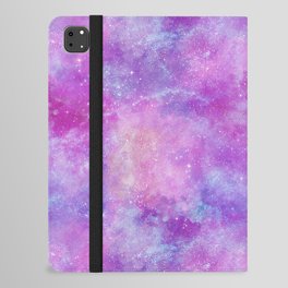 Purple Pink Galaxy Painting iPad Folio Case