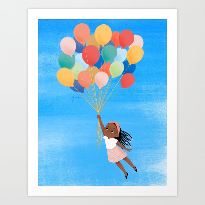 Balloon Party Art Print