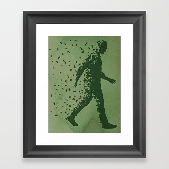 Blown Away Framed Art Print
