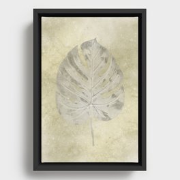 golden leaf3 Framed Canvas