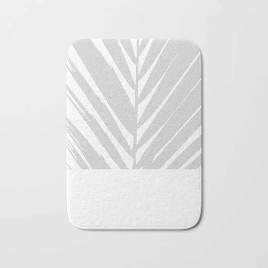 Grey #Palm Bath Mat