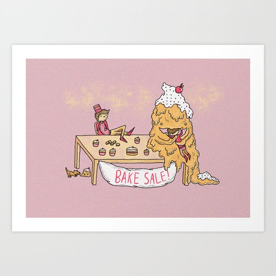 Bake Sale Art Print