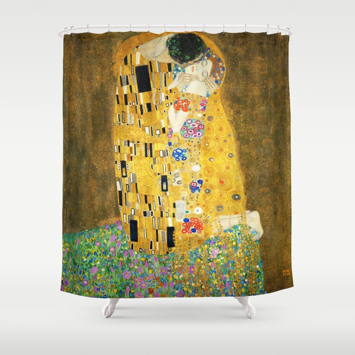 Gustav Klimt The Kiss Shower Curtain
