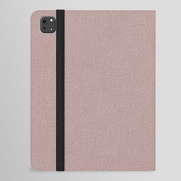 Powder Pink Washed Linen Vintage Farmhouse iPad Folio Case