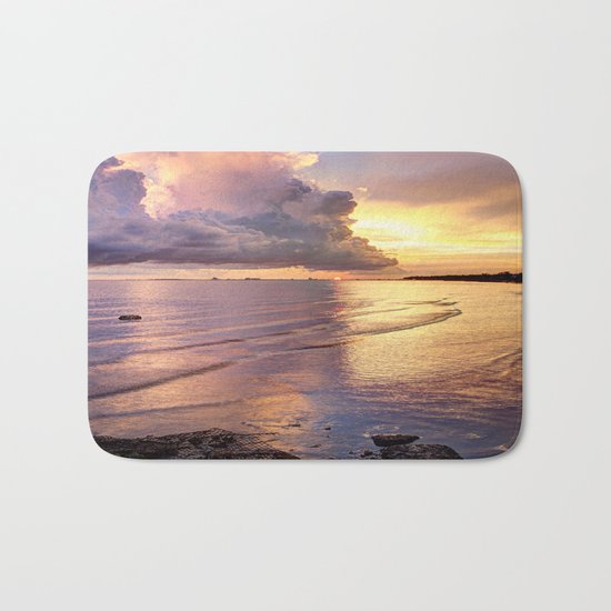 Stormy Glow Bath Mat