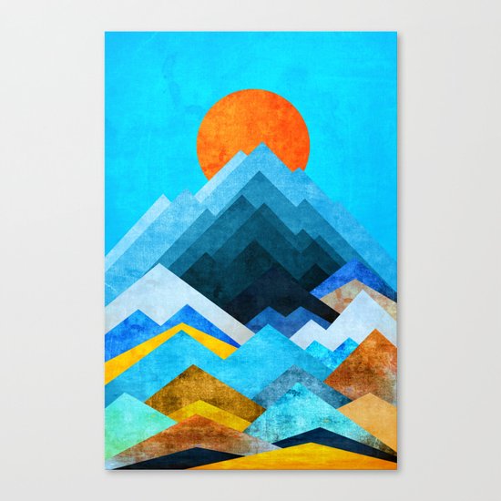 Big peaks Canvas Print