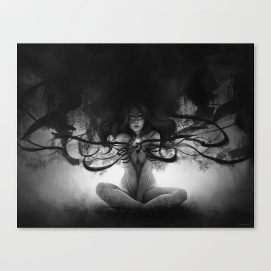 Light in the night Canvas Print