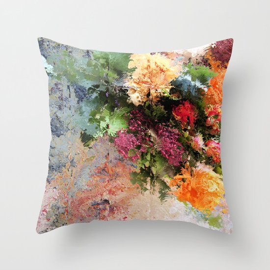 Four Seasons in One Day Throw Pillow