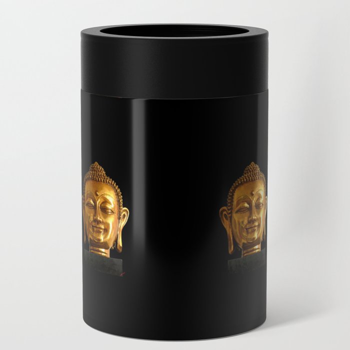 Budhha Golden Head by Lika Ramati Can Cooler