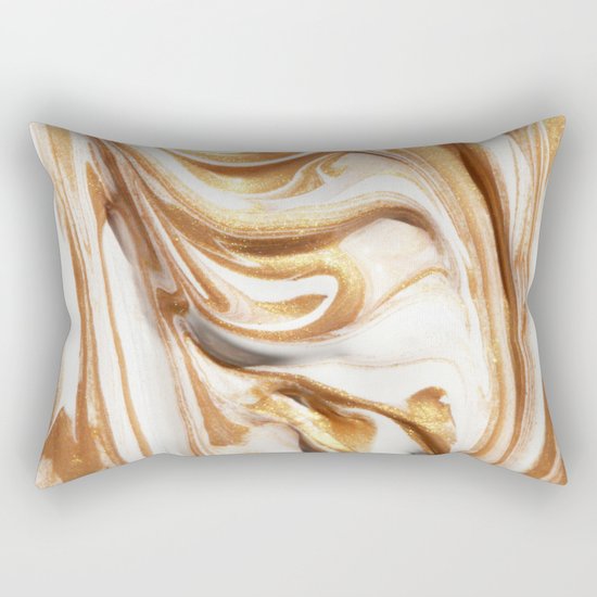 MARBLE CREAM Rectangular Pillow