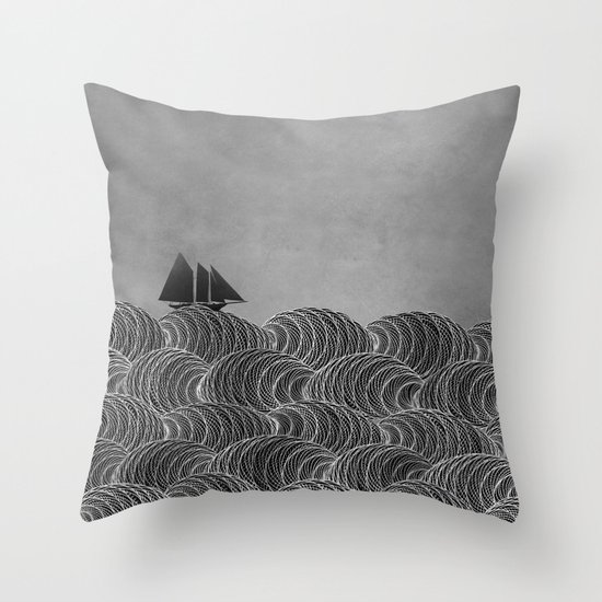 The Ancient Sea Throw Pillow