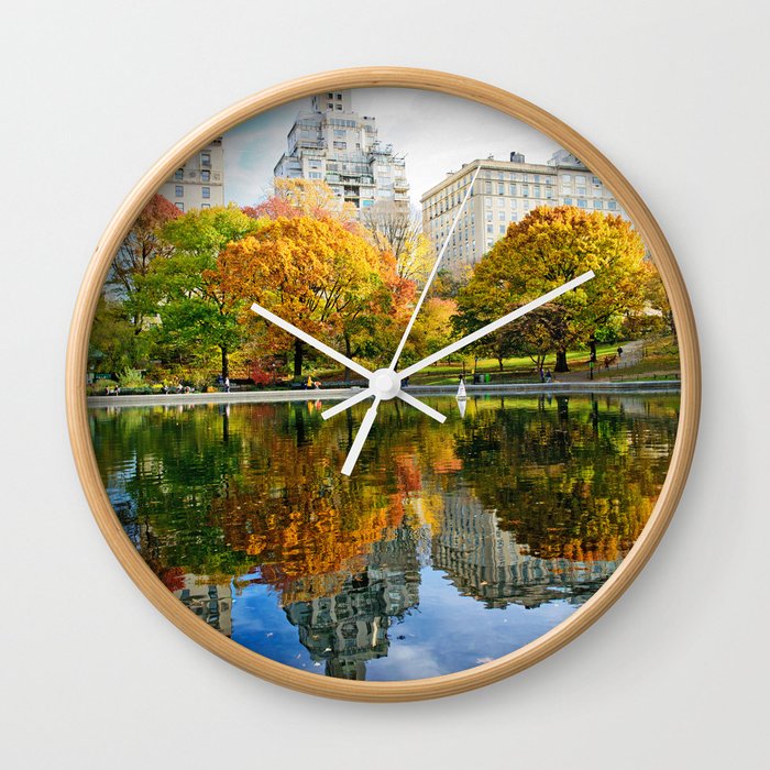 City's Autumn Wall Clock
