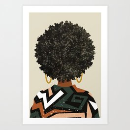 Black Hair Art Prints to Match Any Home's Decor | Society6