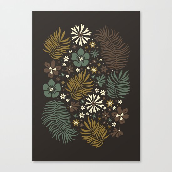 Mystical Forest (Greens) Canvas Print