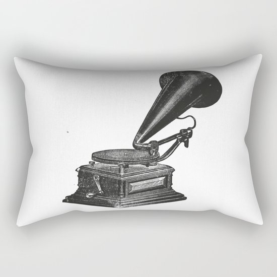 Gramophone 2 Rectangular Pillow