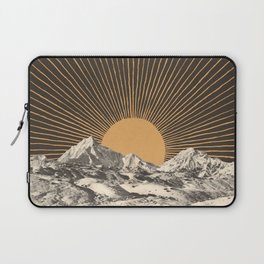 Mountainscape 6 - Night Sun Laptop Sleeve