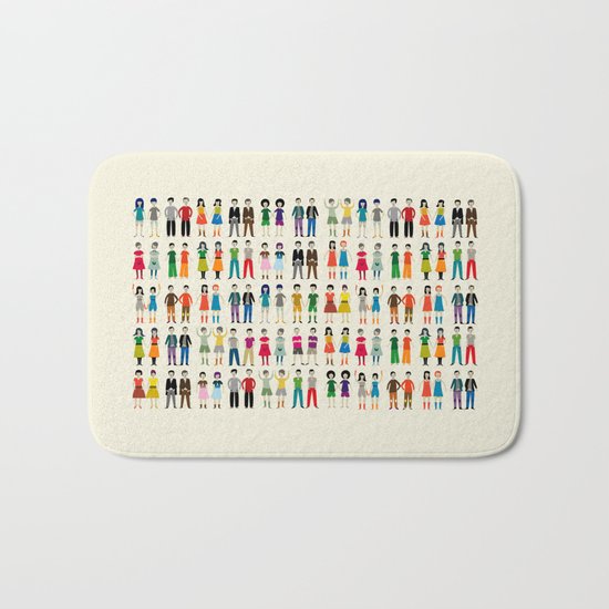 Identical Twins Bath Mat