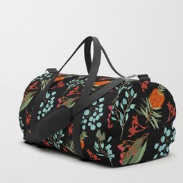 Australian Botanicals - Black Duffle Bag
