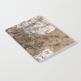 Czech Republic PRAGUE City Map Drawing Notebook