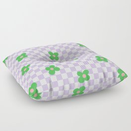 Picnic Garden - Lilac Floor Pillow