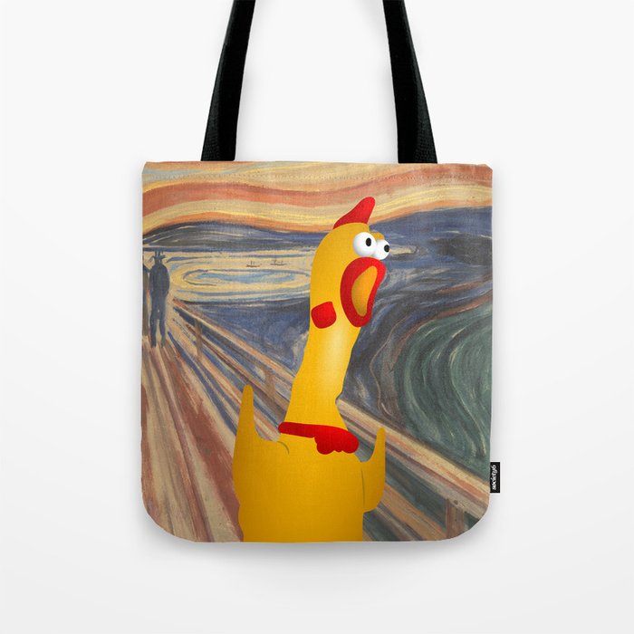Rubber Chicken Scream Tote Bag