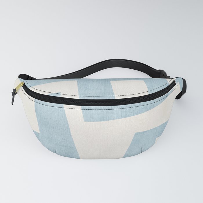 Light Blue Modern Abstract Nordic Simple Fanny Pack