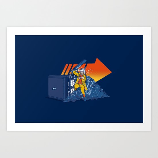 I am the Doctor Art Print