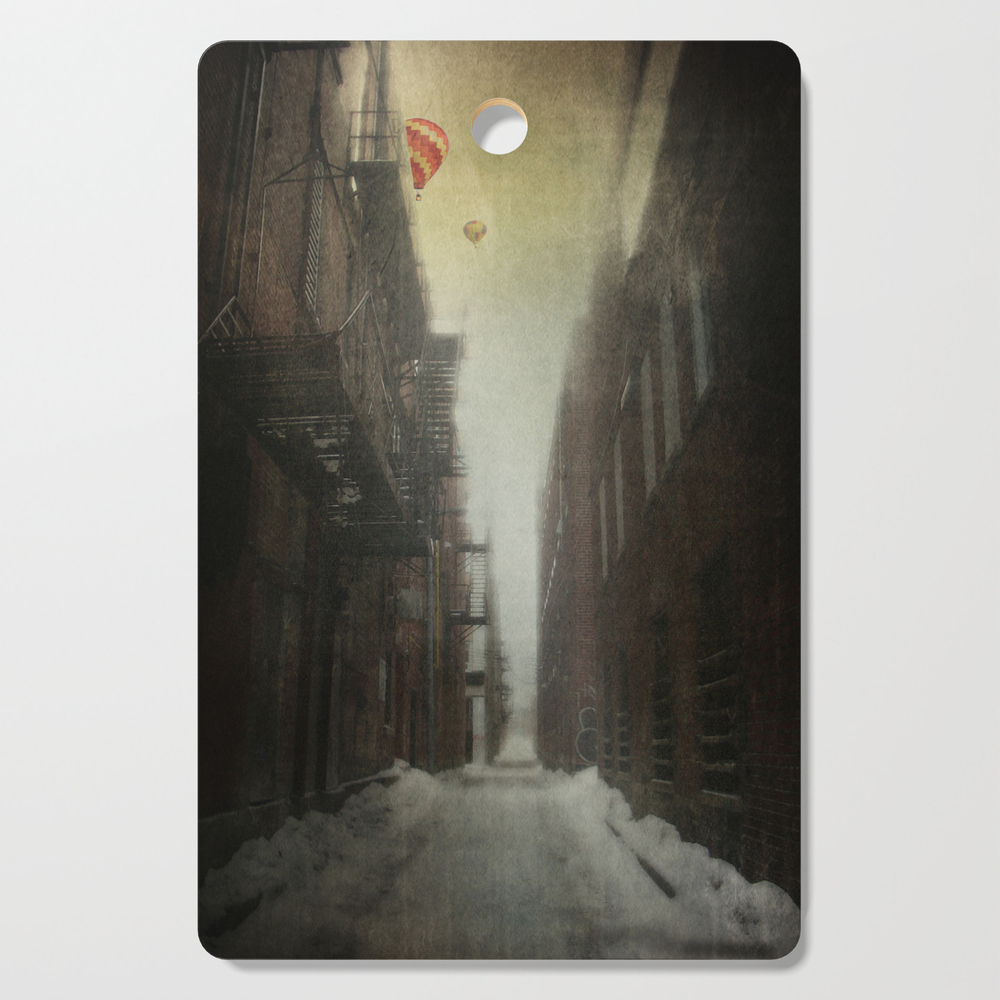 An Alleyway of Wonderment Cutting Board by thelonelypixel